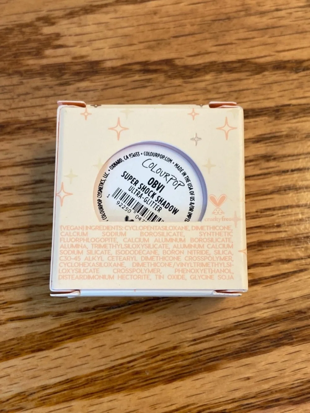 (2) Colourpop Super Shock Shadow Pressed Juice & OBVI (Glitter-Metallic) Green Y